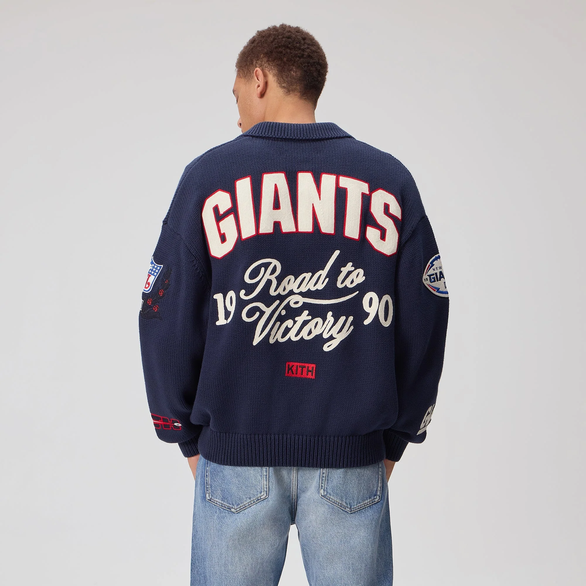 Kith for the NFL New York Giants Nelson Rugby Sweater Kith for the NFL New York Giants Nelson Rugby Sweater