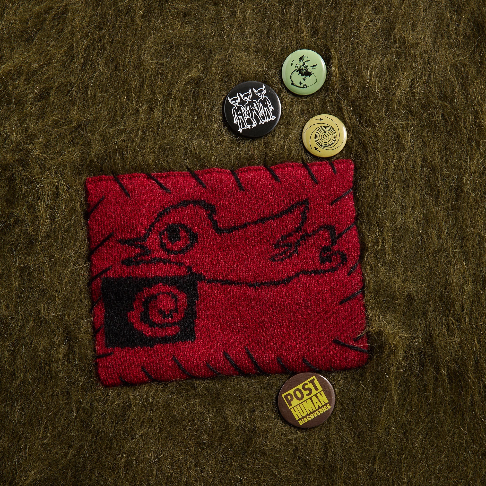 Brain Dead Future Vision Boxy Knit Sweater
