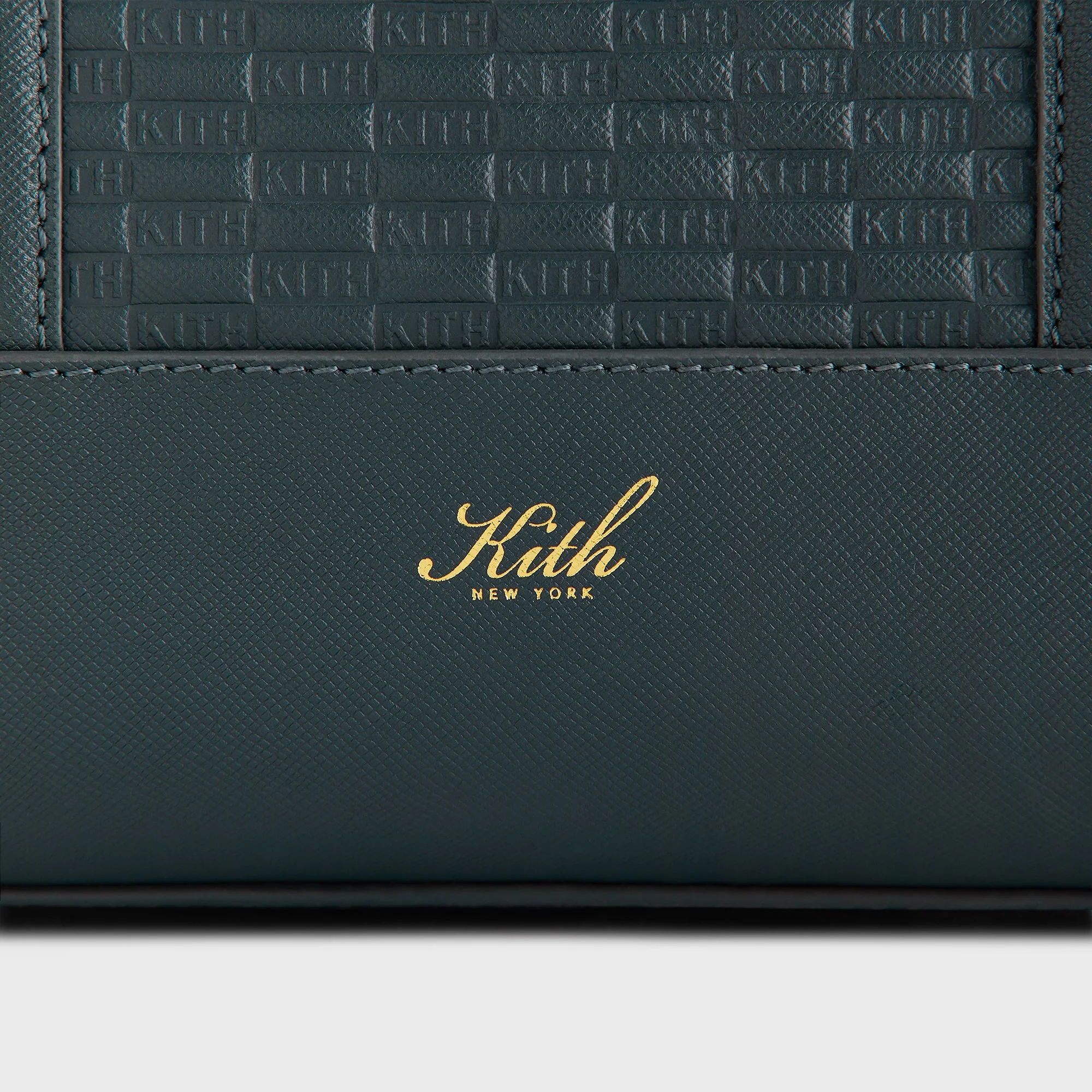 Kith Monogram Leather Explorer Traveler K40 Duffle Bag