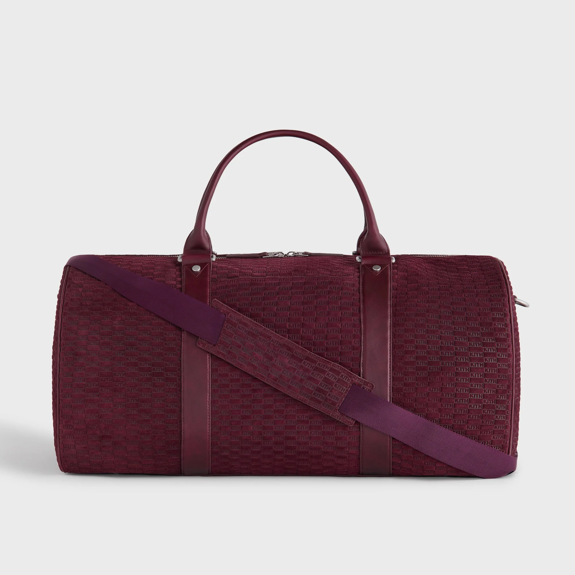 Kith Monogram Suede Traveler K55 Bag