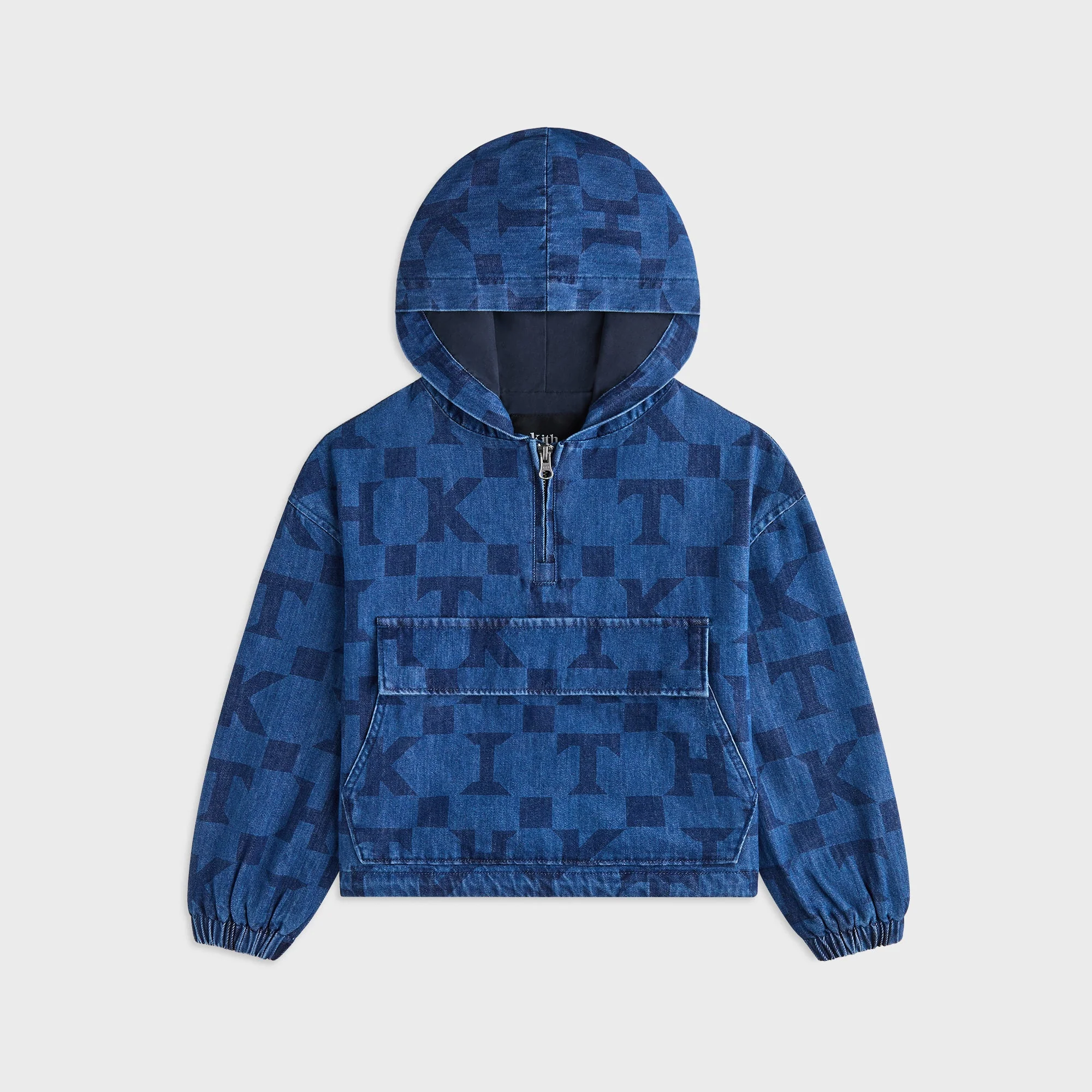 Kith Kids Monogram Denim Short Kith Kids Monogram Denim Short