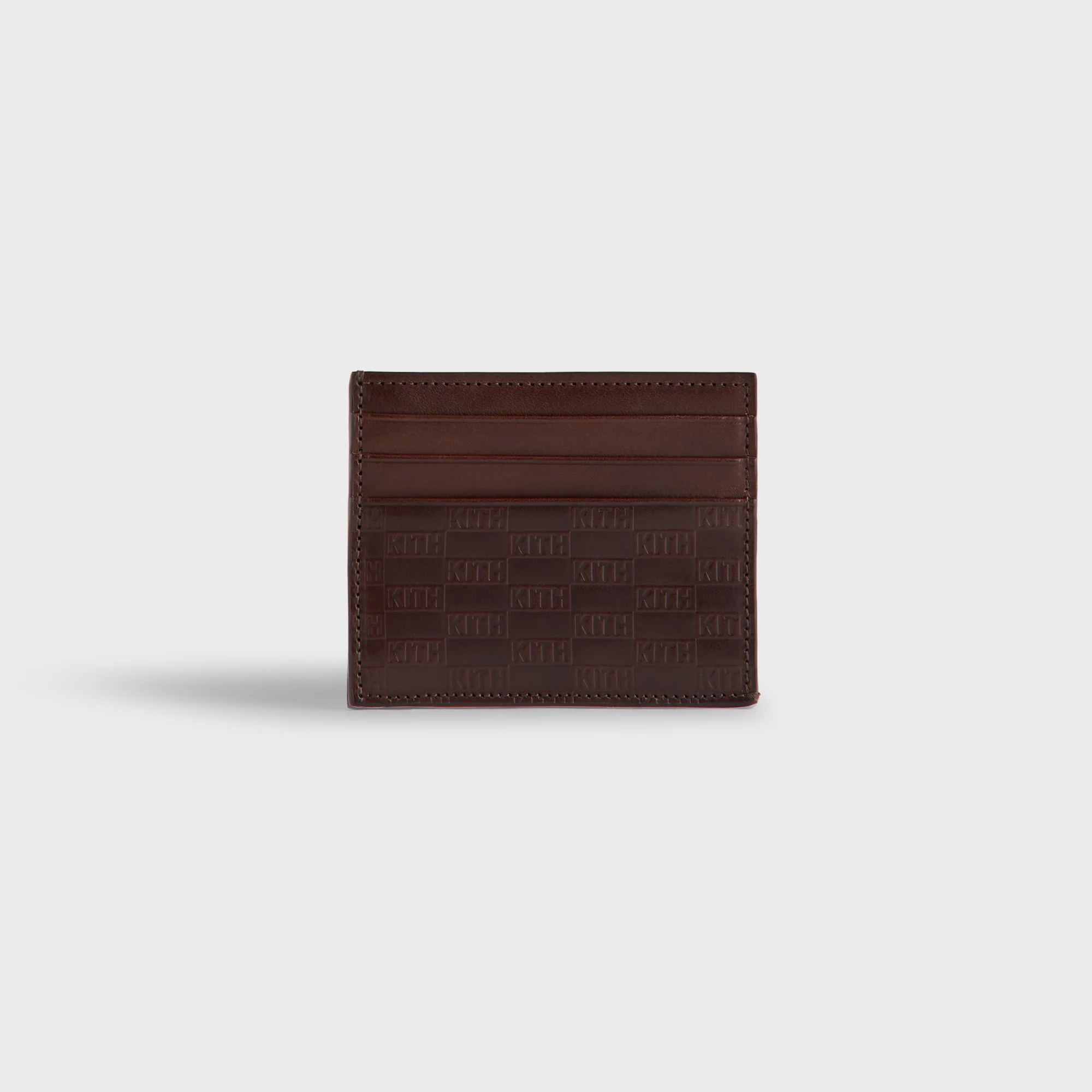 Kith Monogram Leather Card Holder