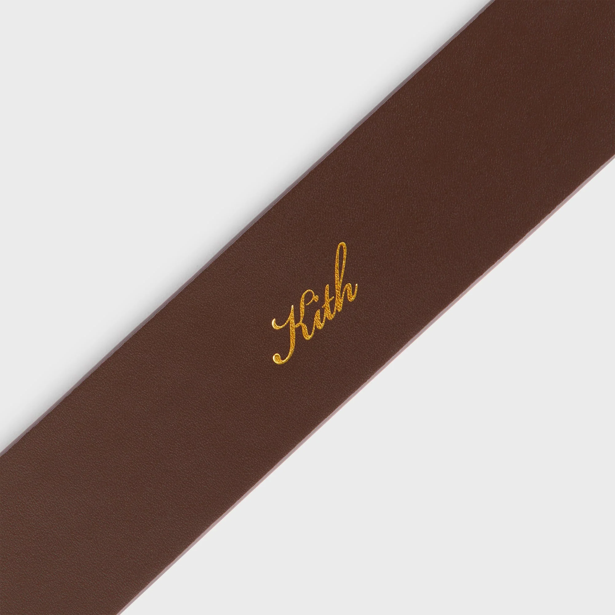 Kith Monogram Suede Leather Belt