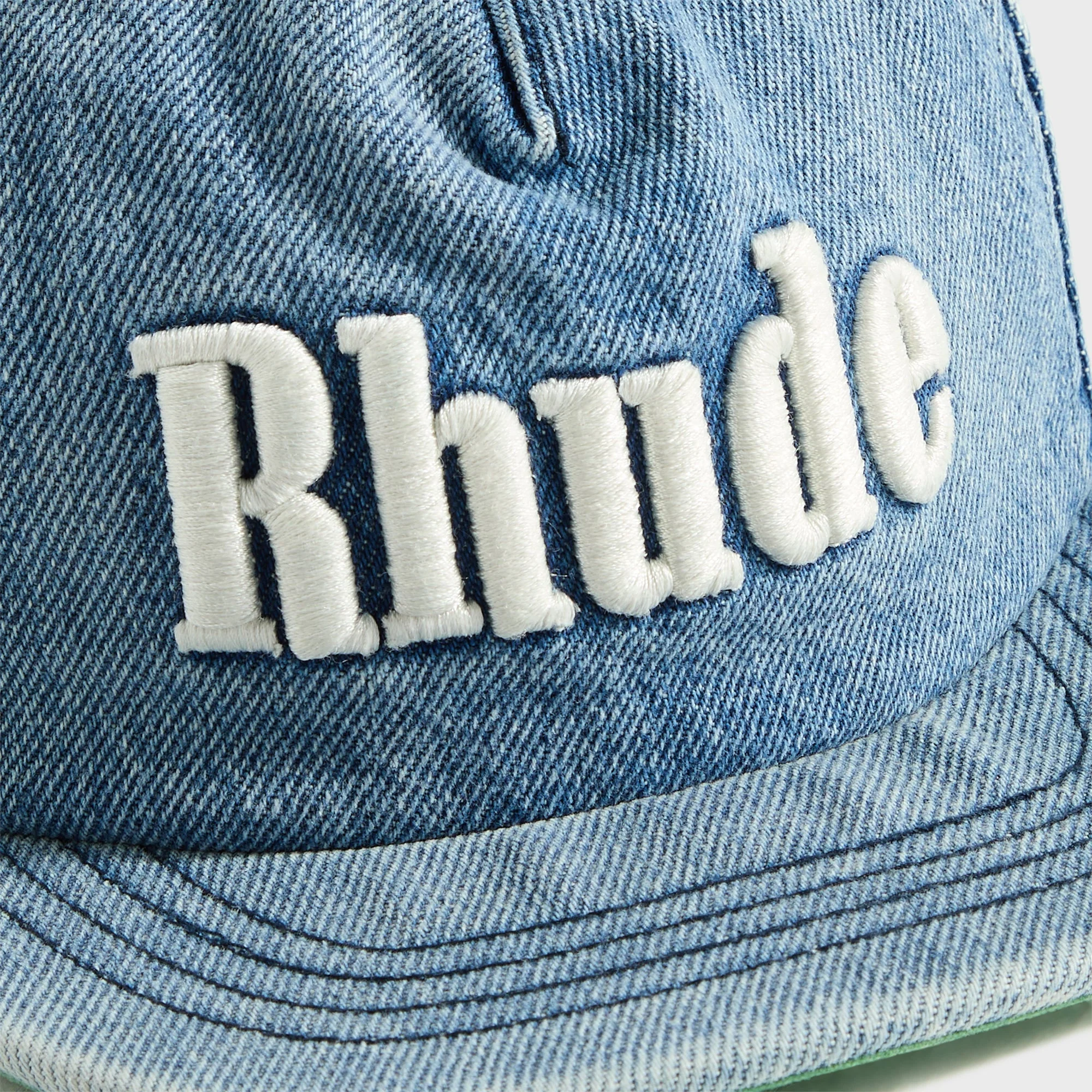 Rhude Logo Denim Cap Rhude Logo Denim Cap