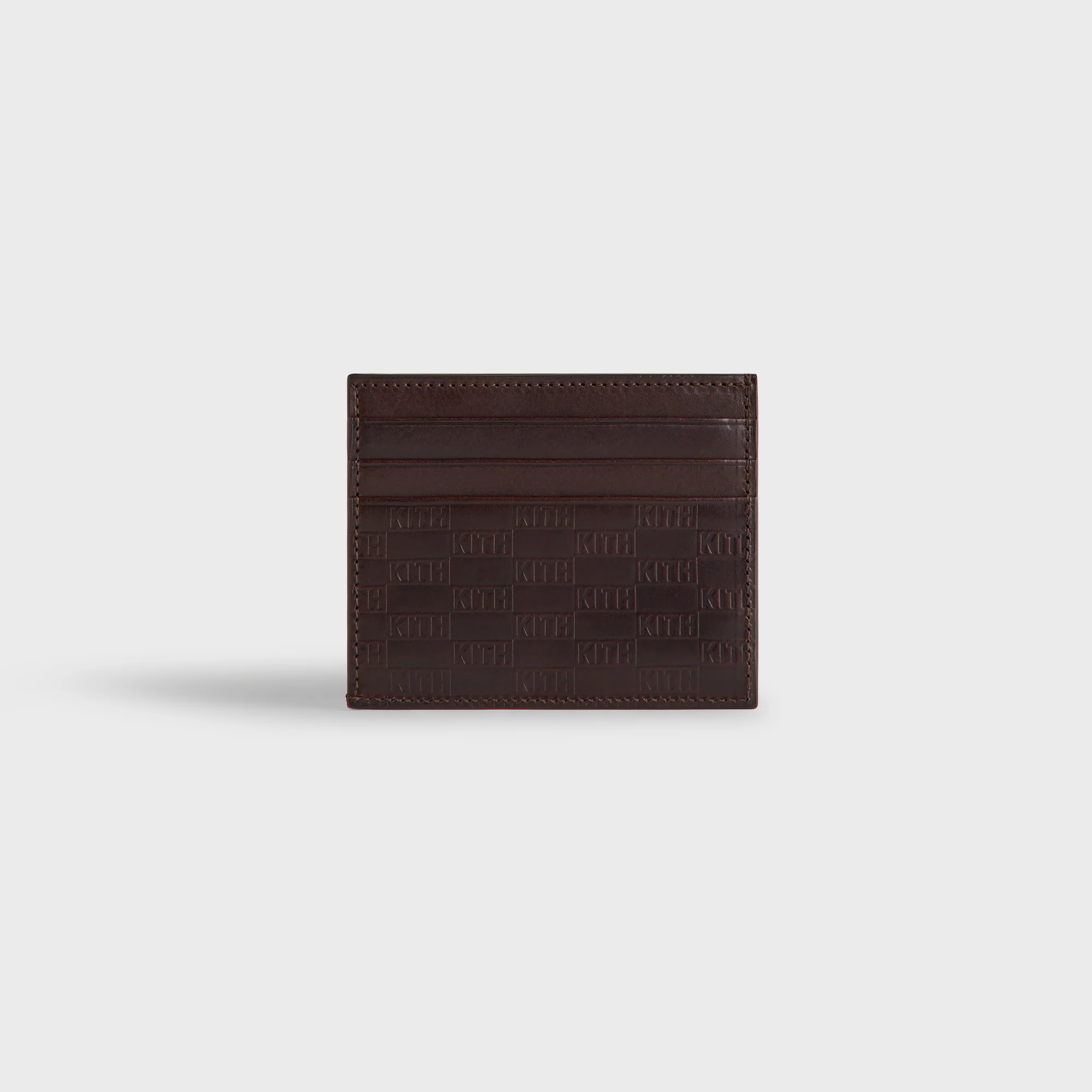 Kith Monogram Leather Card Holder