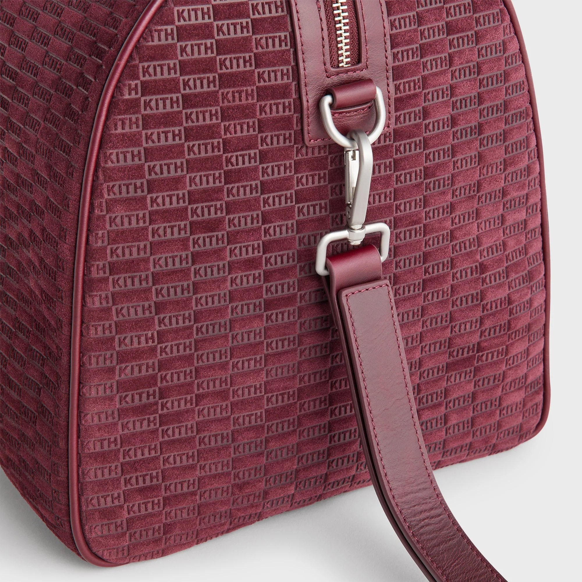 Kith Monogram Suede Traveler K40 Bag