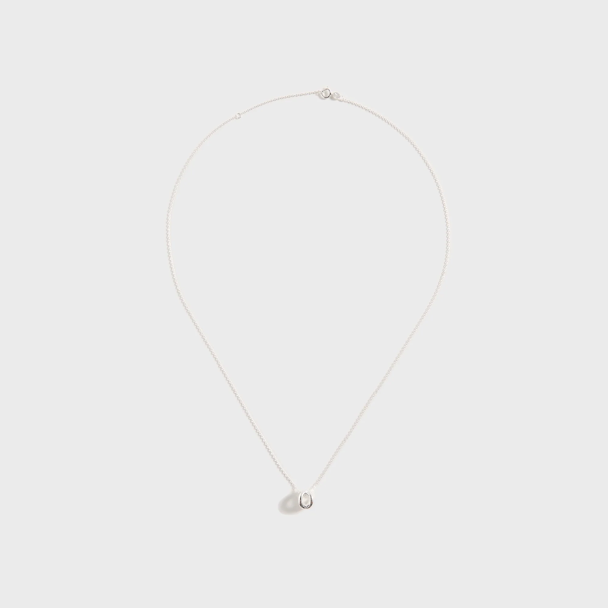 Le Gramme 3g Polished Sterling Silver Entrelacs Pendant And Chain Necklace