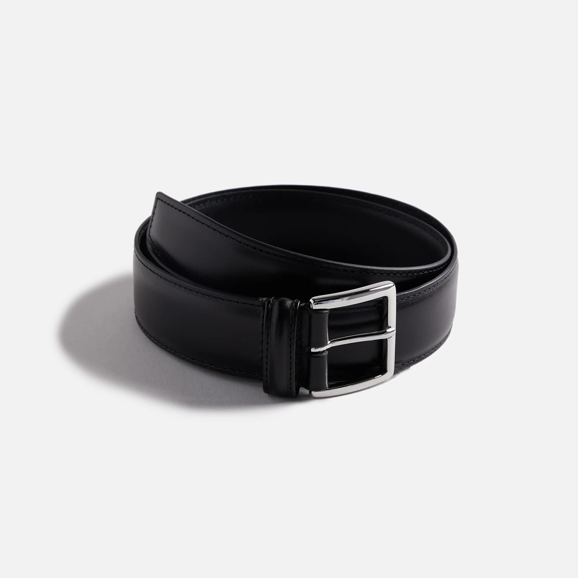 Anderson's Stitched Trimmed Semi Formal Leather Belt