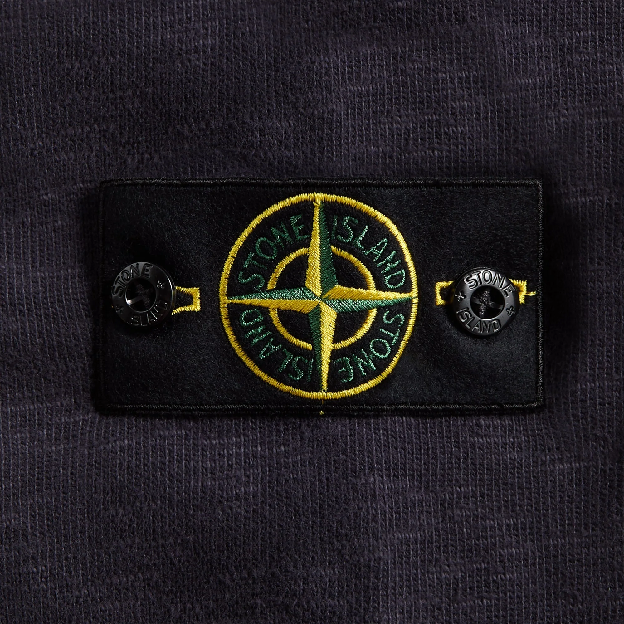 Stone Island Brushed Heavy Cotton Long Sleeve Polo