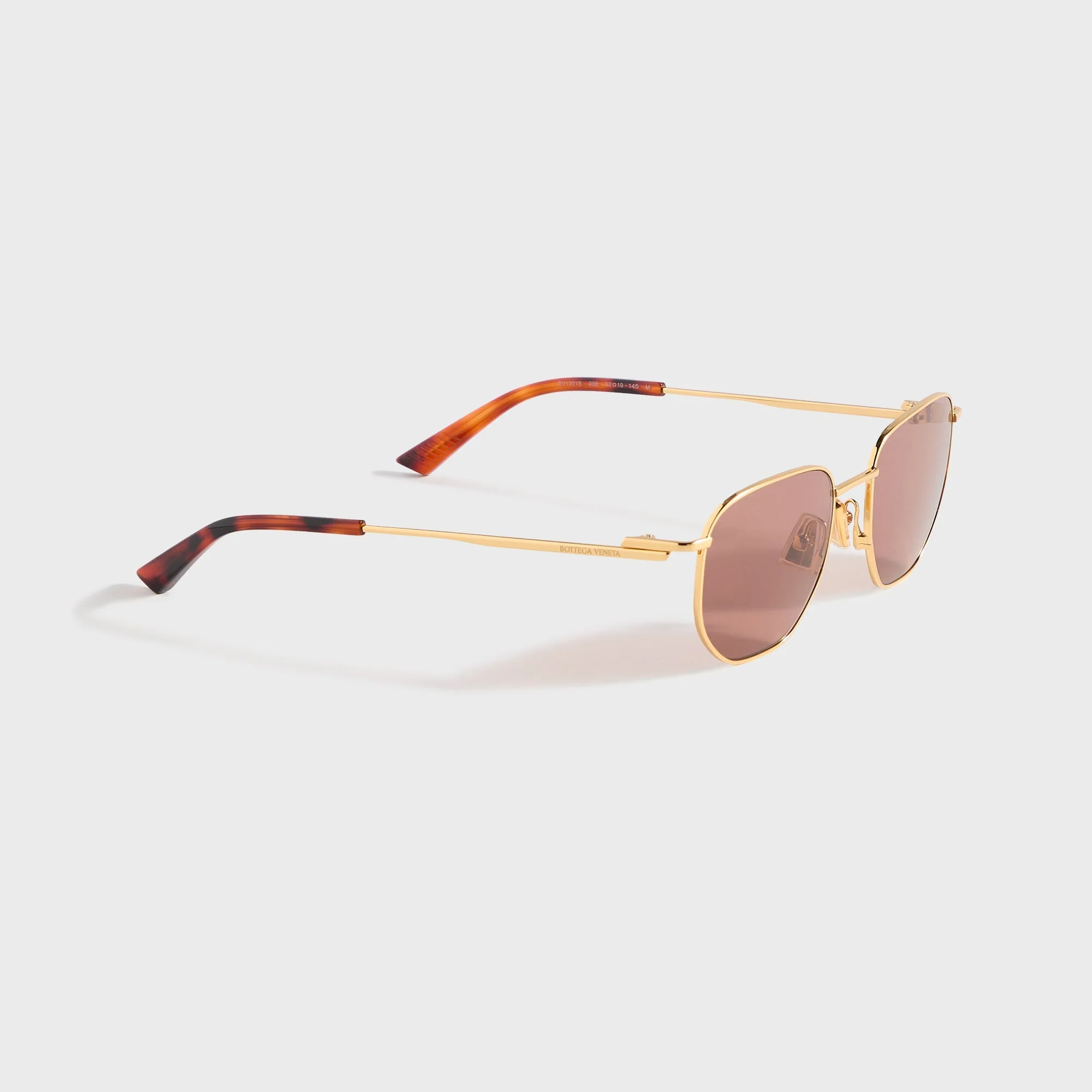 Bottega Veneta Metal Square Sunglasses
