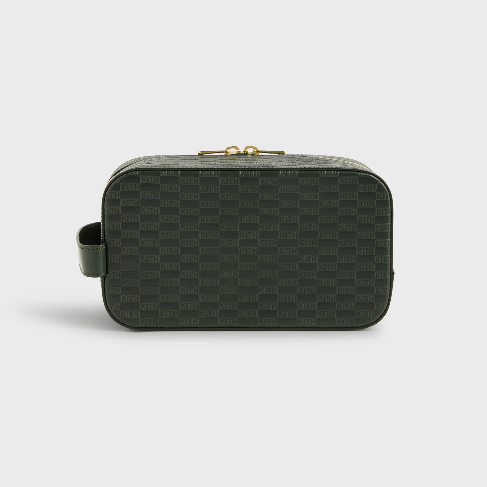 Kith Monogram Leather Dopp Kit