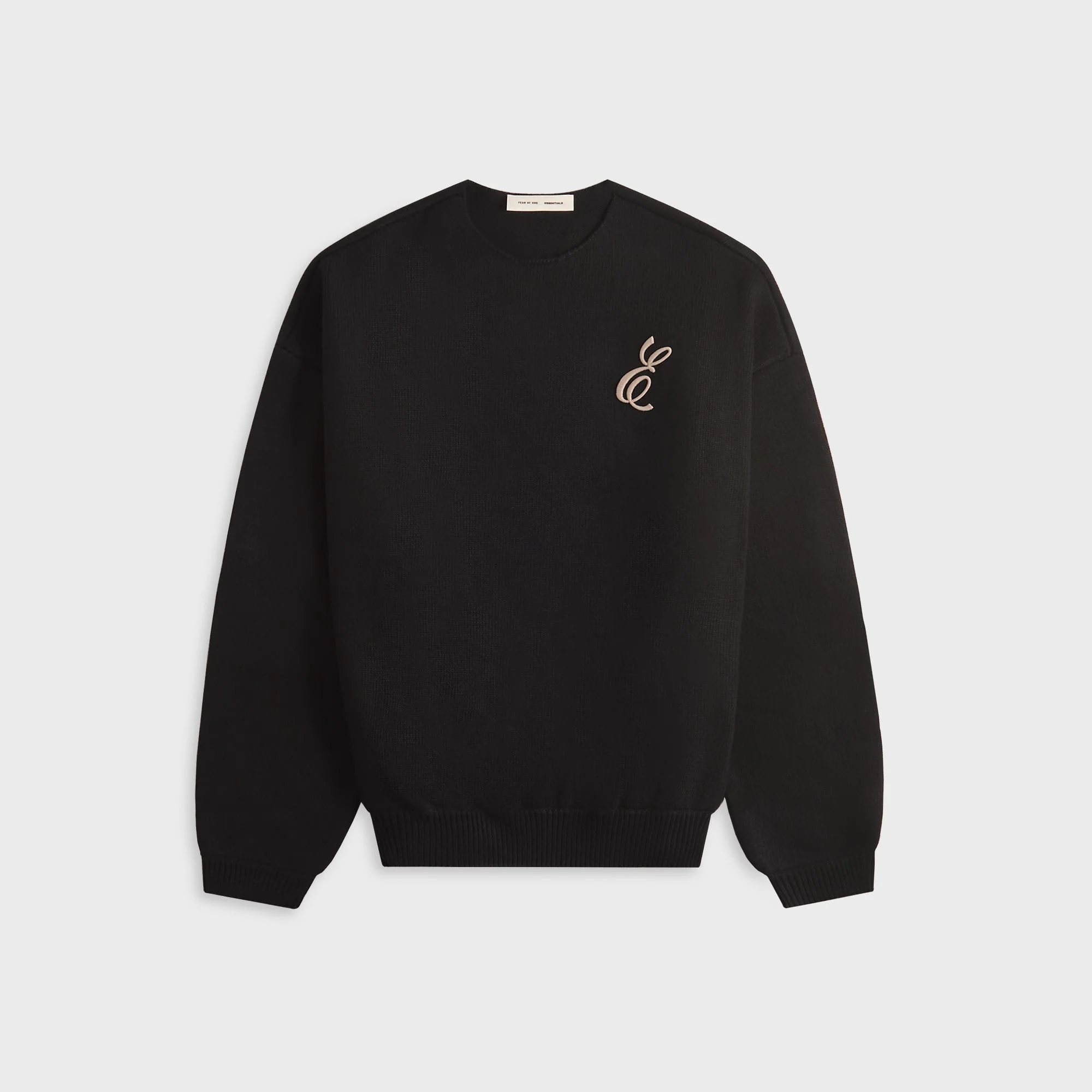 Essentials Waffle Crewneck Sweater