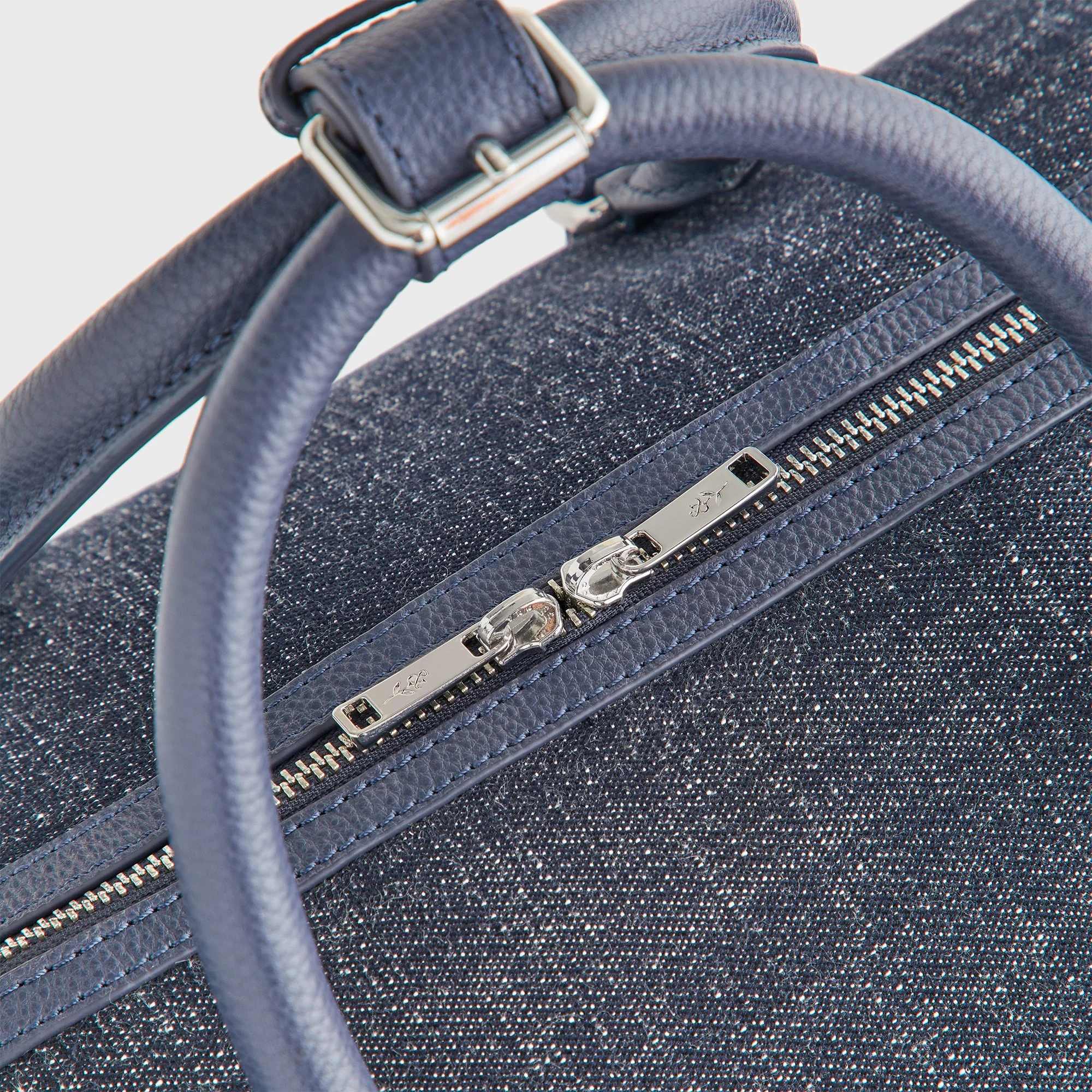 &Kin Wool Denim Traveler K40 Duffle Bag