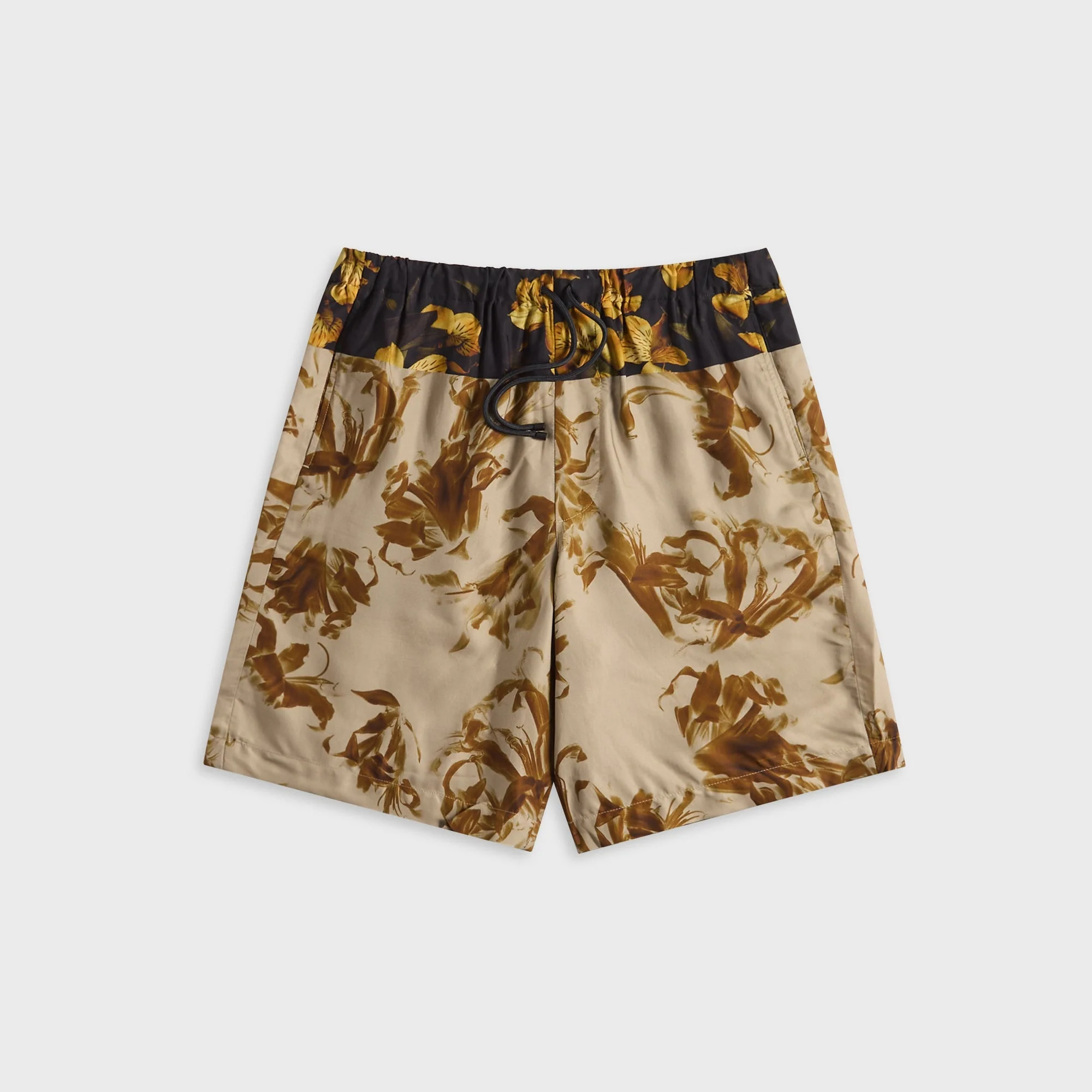 Dries Van Noten Nerine Flower Border Print Viscose Short