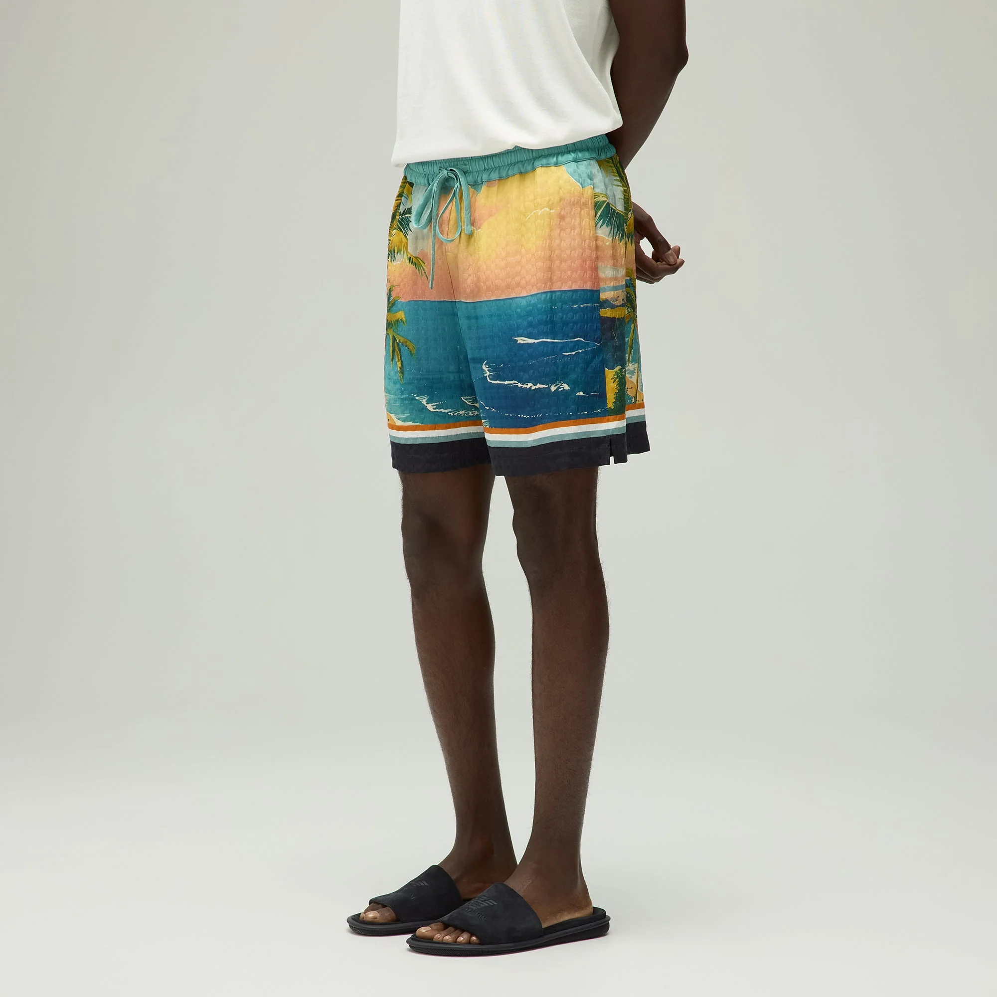Giorgio Armani & Kith Ornamental Print Active Short