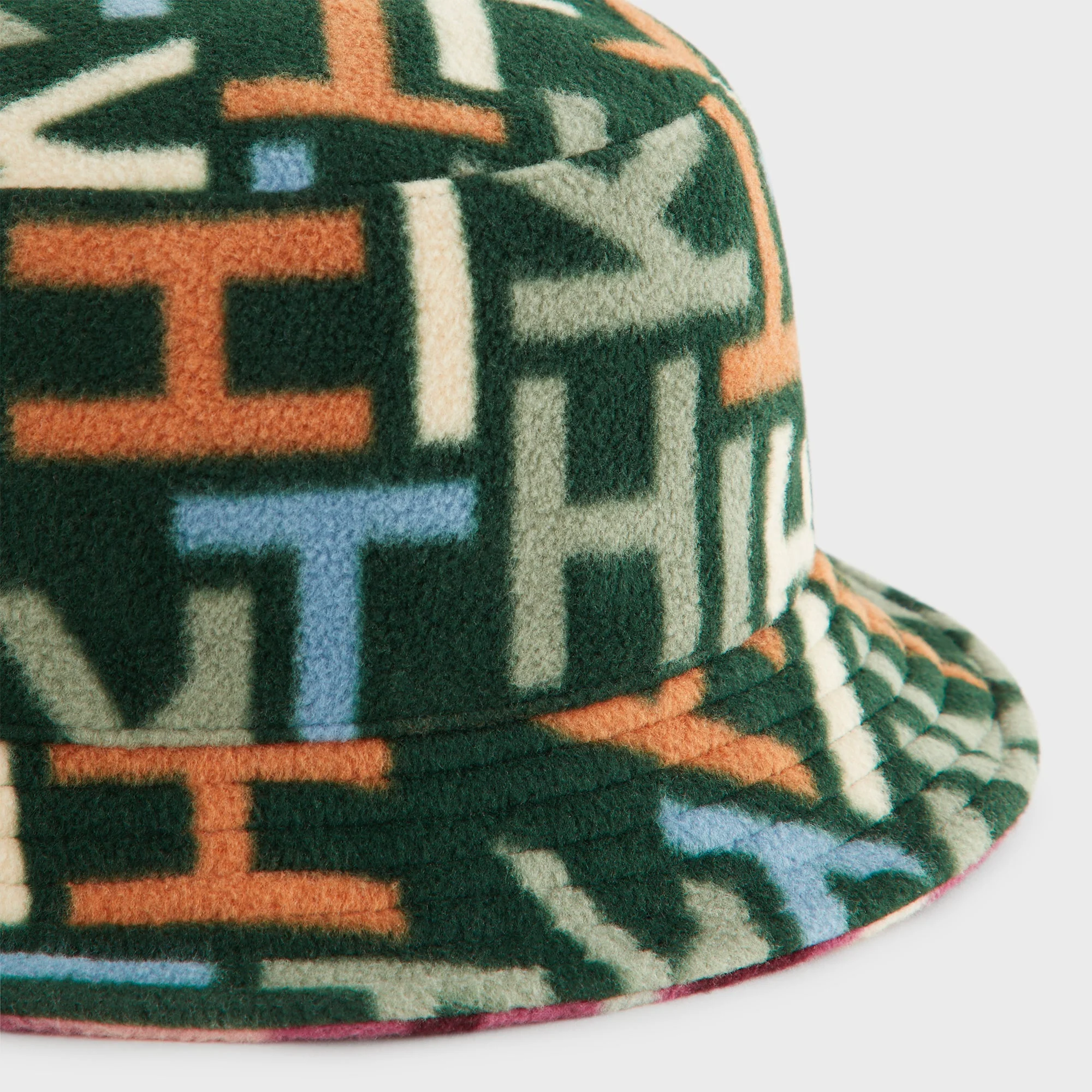 Kith Kids Polar Fleece Monogram Bucket Hat