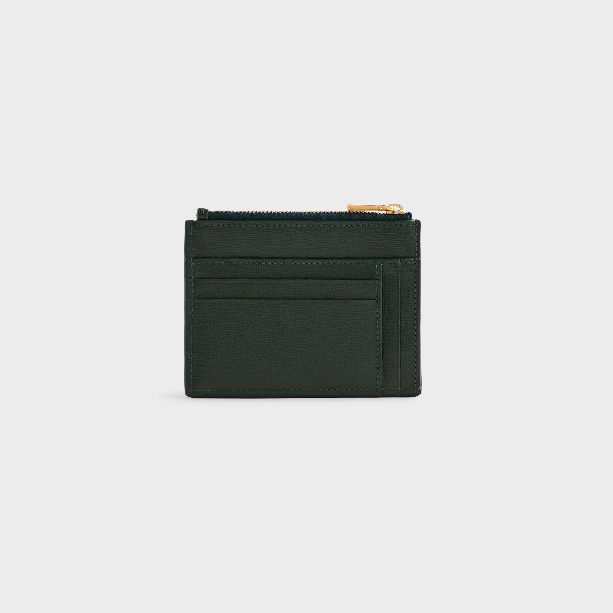 Kith Saffiano Leather Zip Card Case