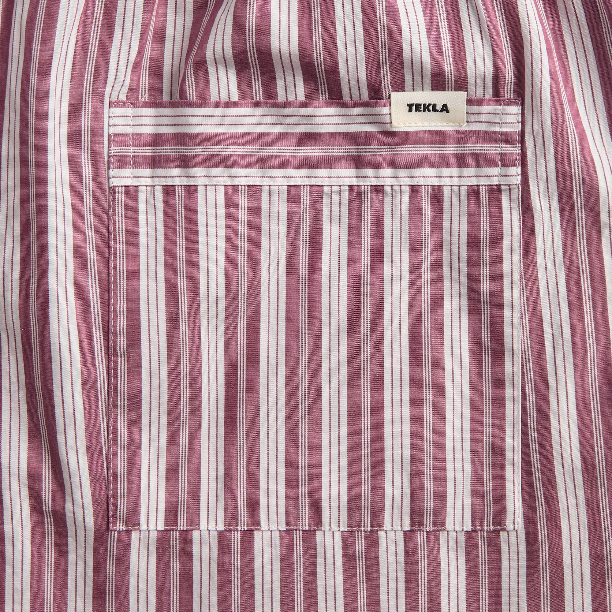 Tekla Rhubarb Stripes Poplin Pyjama Pant