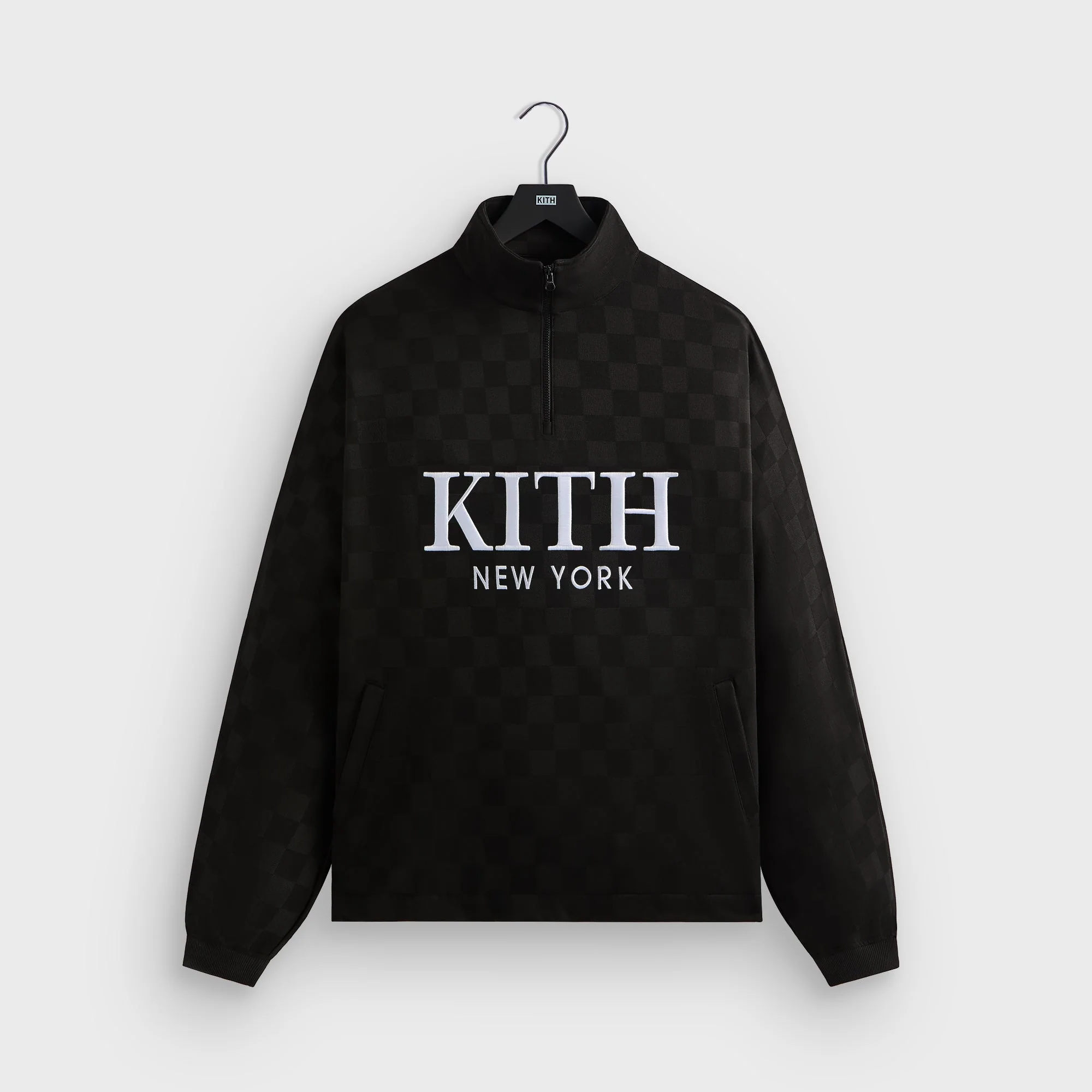 Kith Double Weave Davis Quarter Zip Pullover