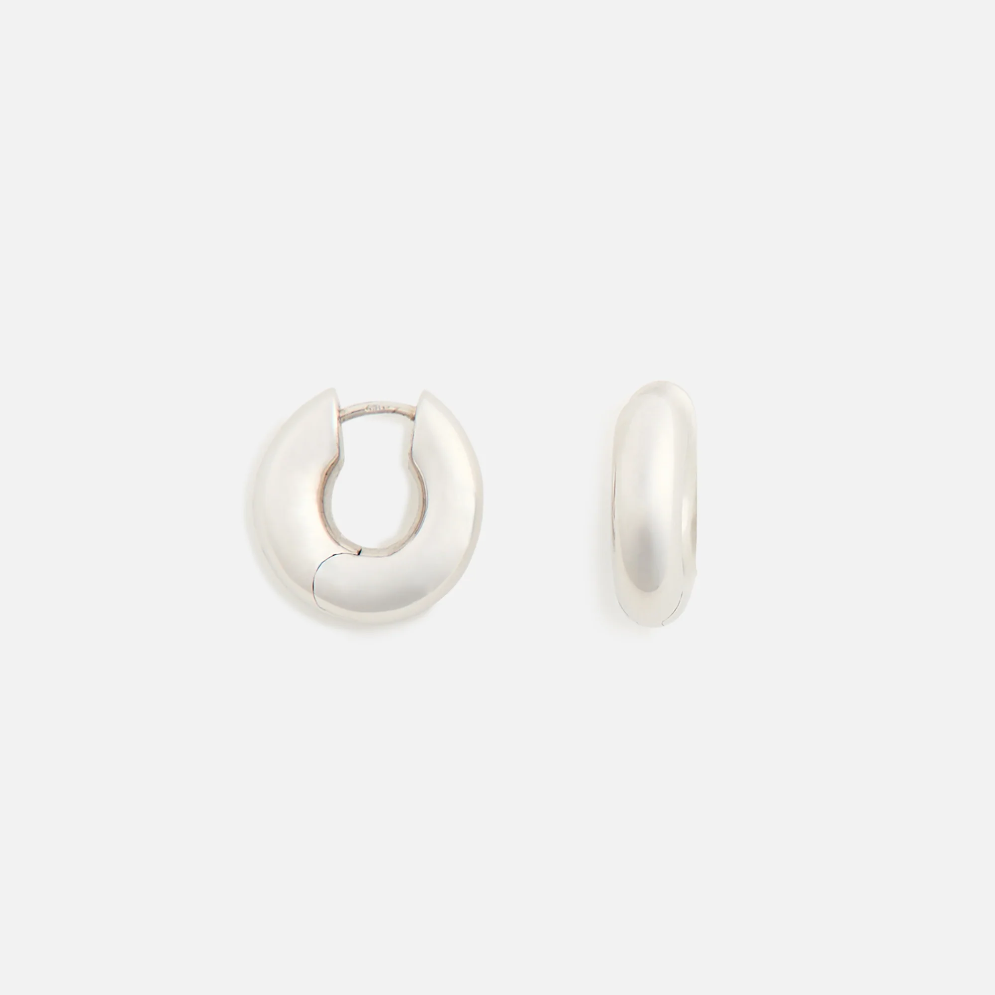 Tom Wood Chunky Hoops Small 925 Sterling Tom Wood Chunky Hoops Small 925 Sterling