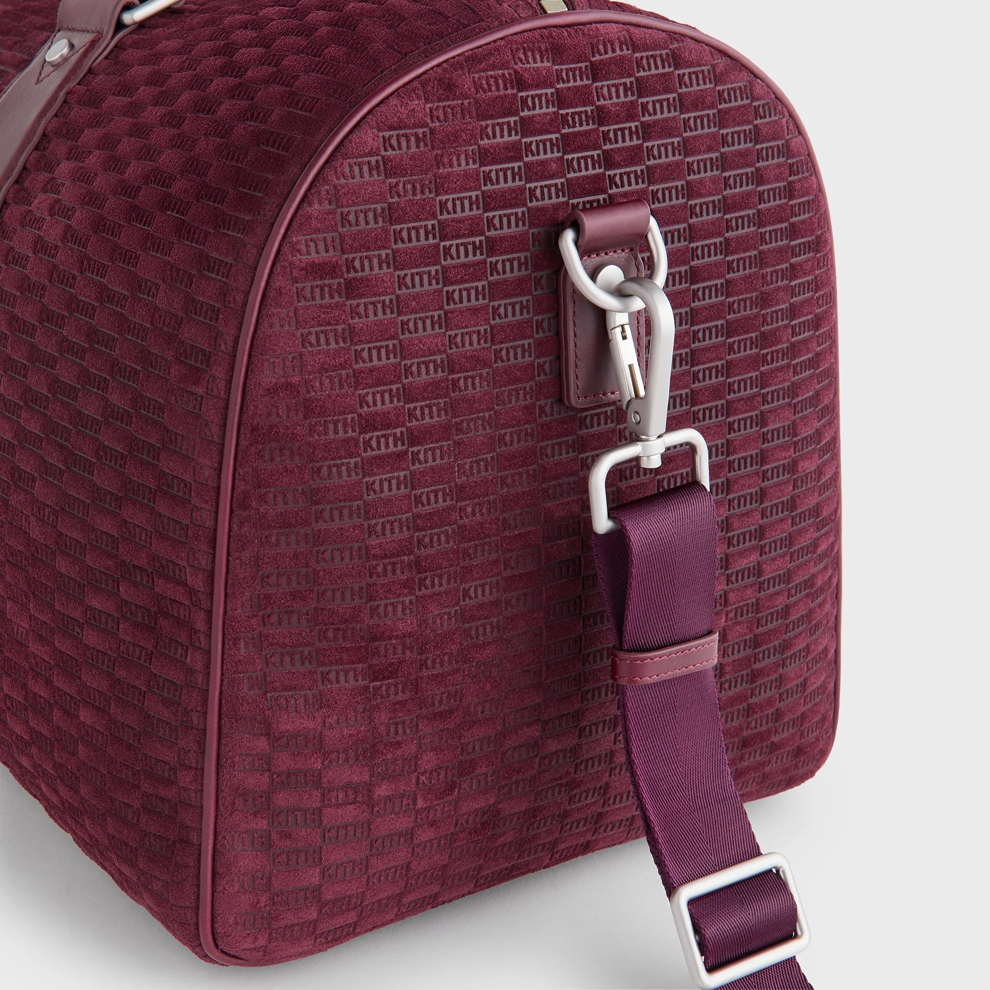 Kith Monogram Suede Traveler K55 Bag