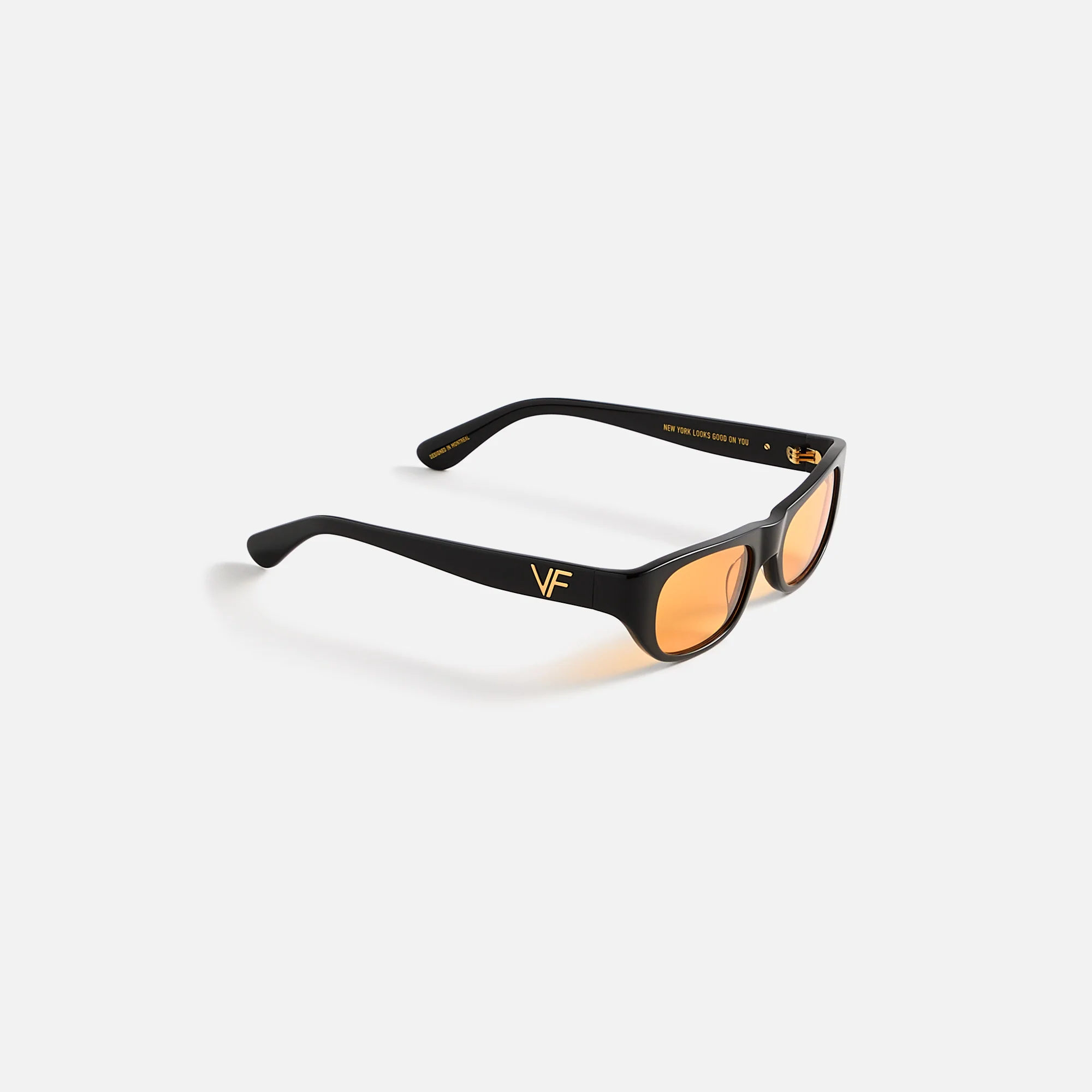Vintage Frames Bowery Black Acetate Vintage Frames Bowery Black Acetate
