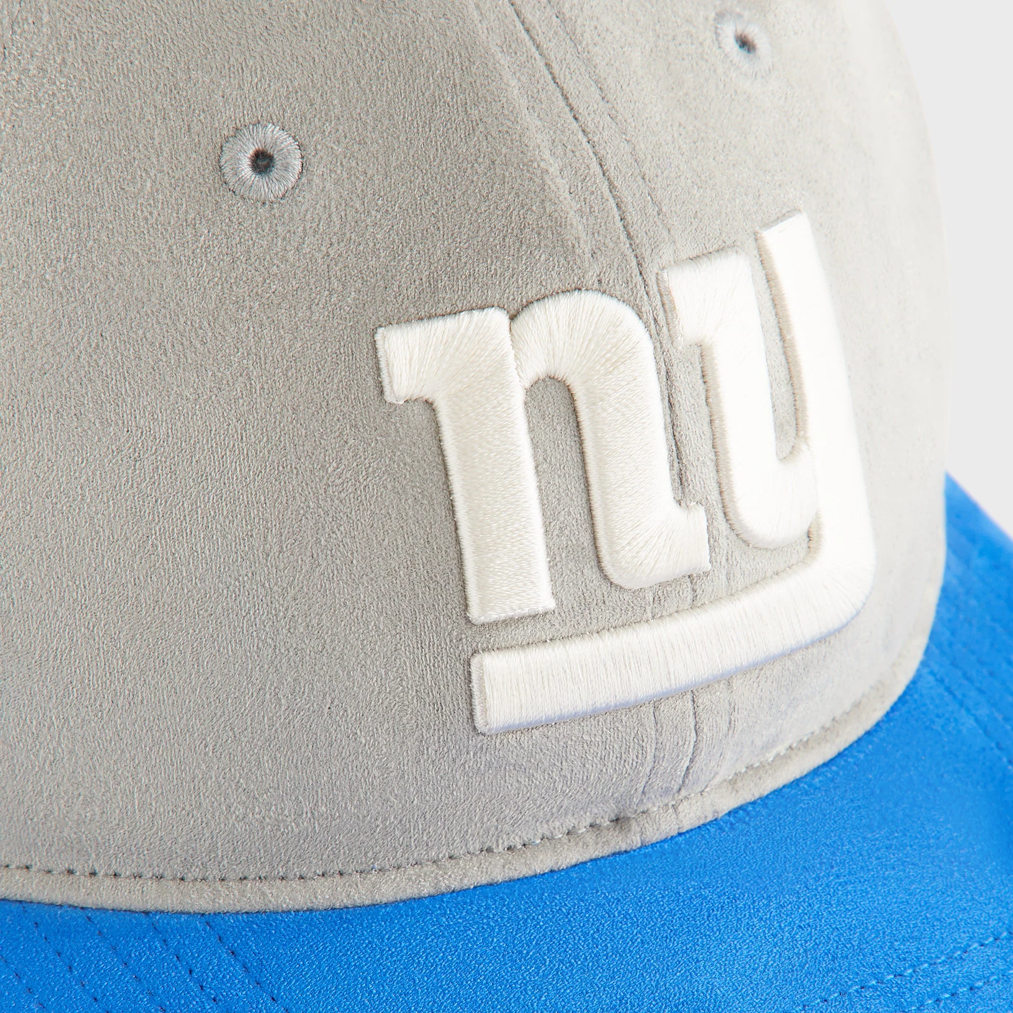 Kith & ’47 for the NFL New York Giants Microsuede Two-Tone Franchise LS Cap Kith & '47 for the NFL New York Giants Microsuede Two-Tone Franchise LS Cap