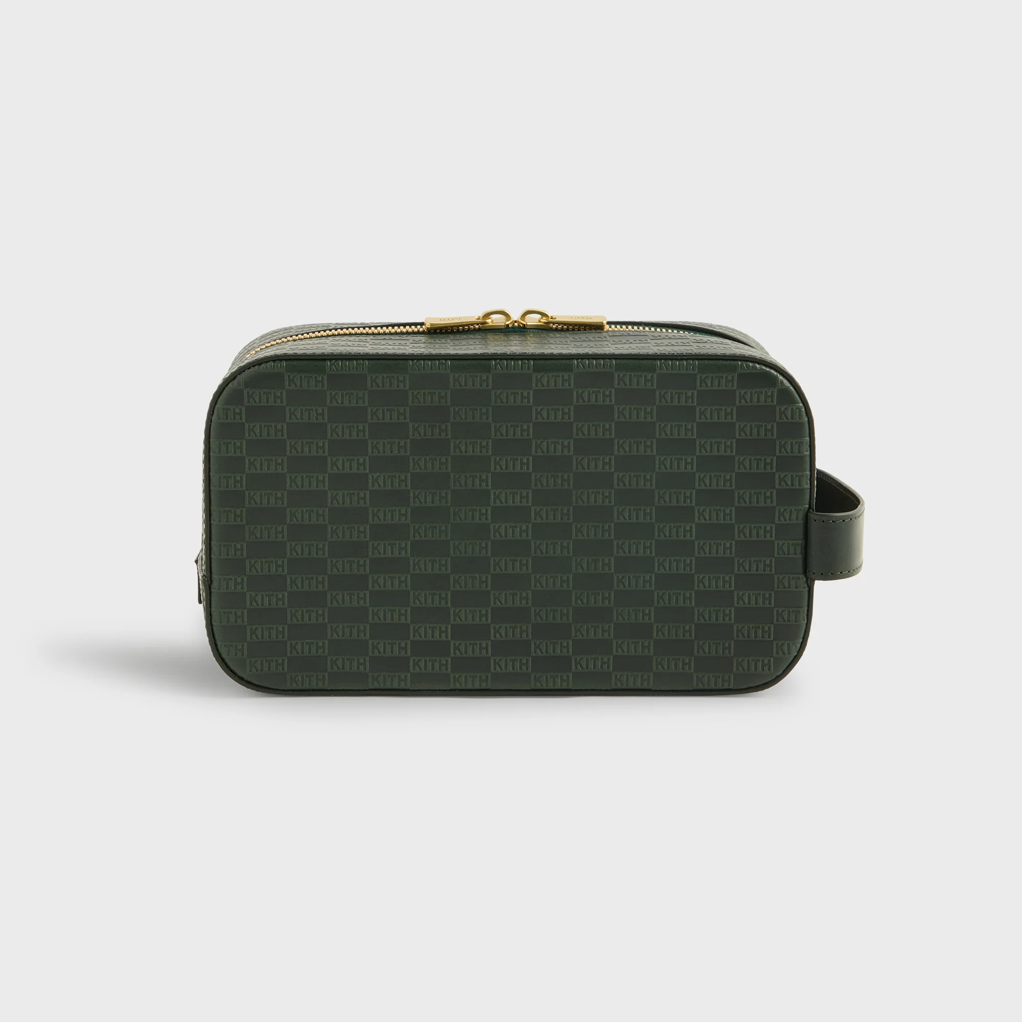Kith Monogram Leather Dopp Kit