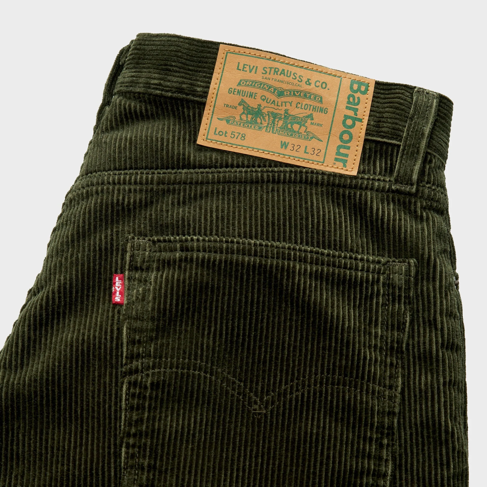 Levi's x Barbour 578™ Pleated Baggy Jeans