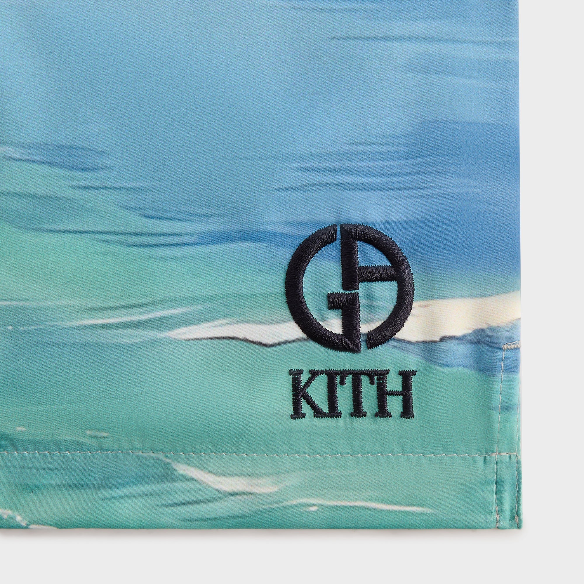Giorgio Armani & Kith Malibu Collins Swim Short