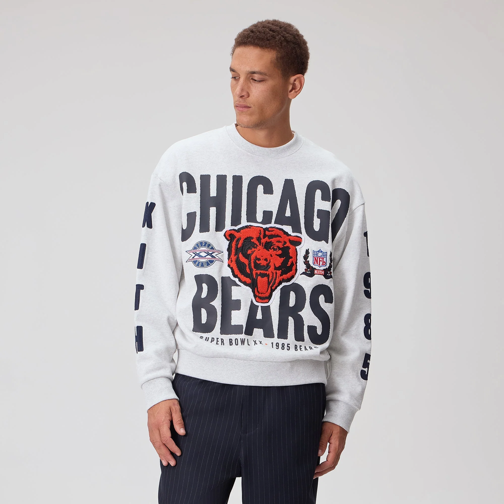 Kith for the NFL Chicago Bears 1985 Vintage Crewneck