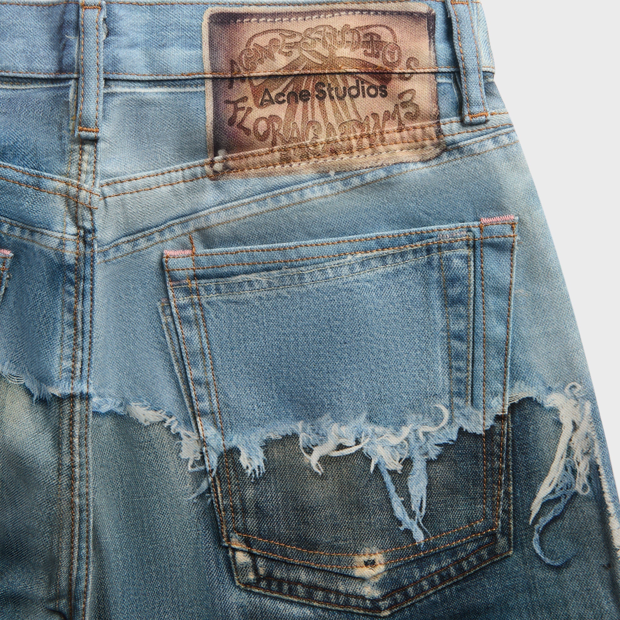 Acne Studios 1981 Trompe L’oeil Jeans