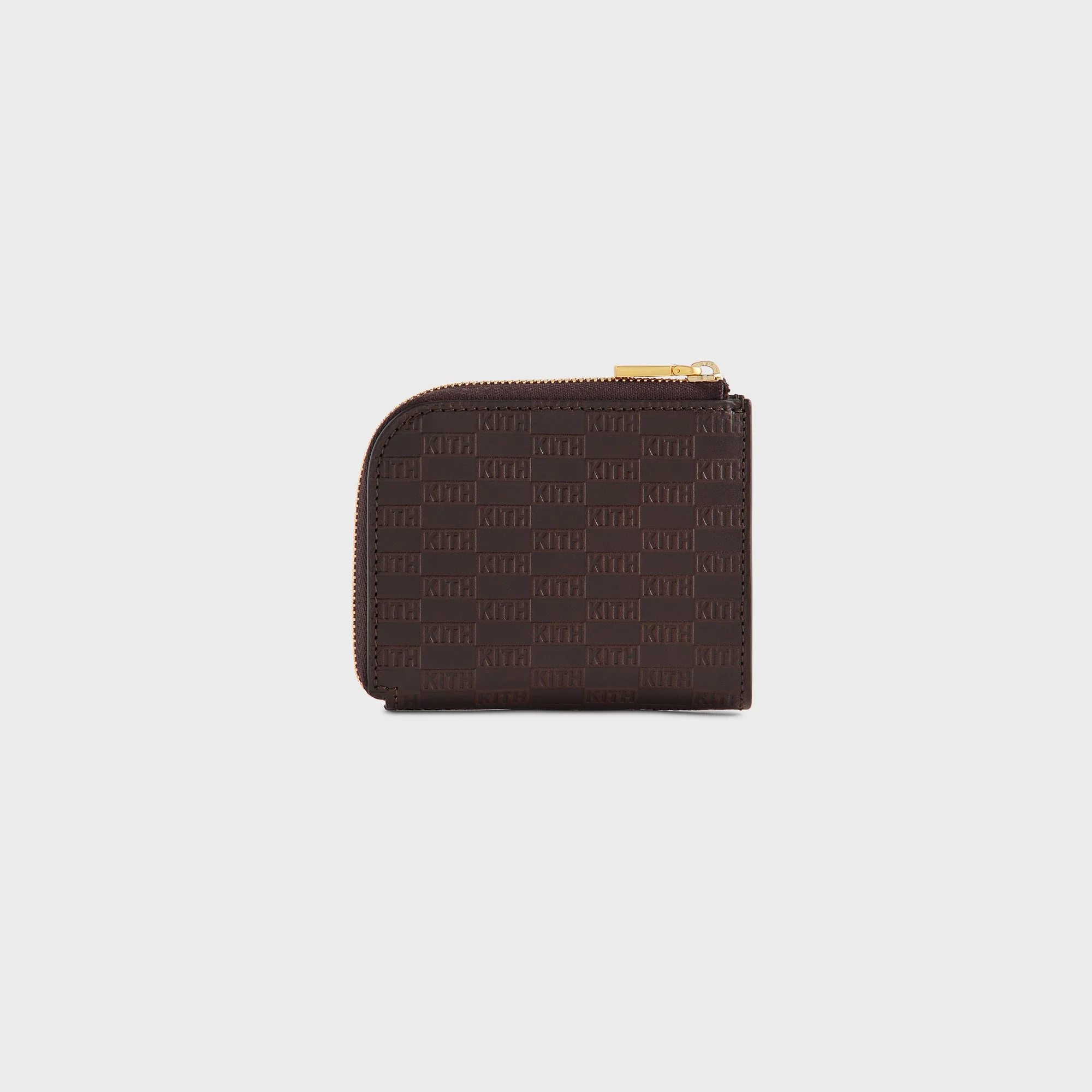 Kith Monogram Vachetta Zip Wallet