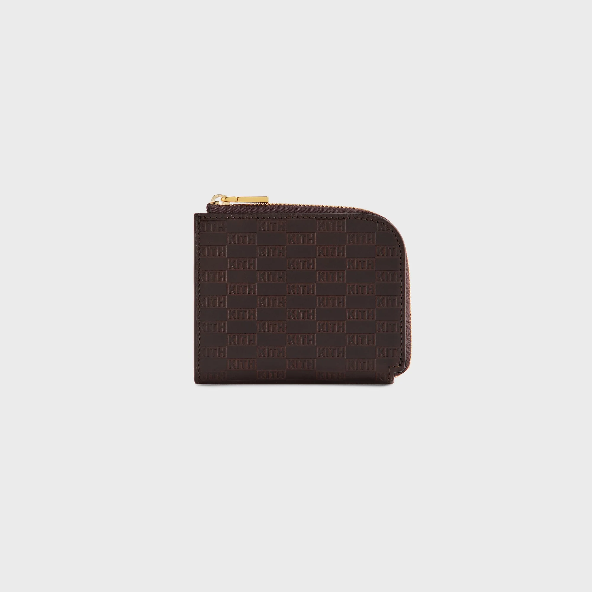 Kith Monogram Vachetta Zip Wallet