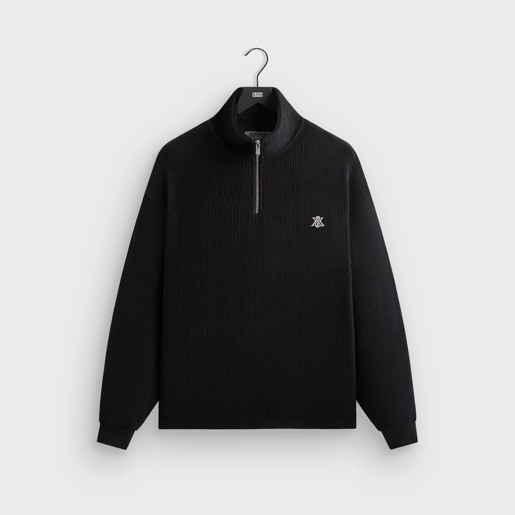 Kith Heavy Crepe Rib Knit Quarter Zip Nelson