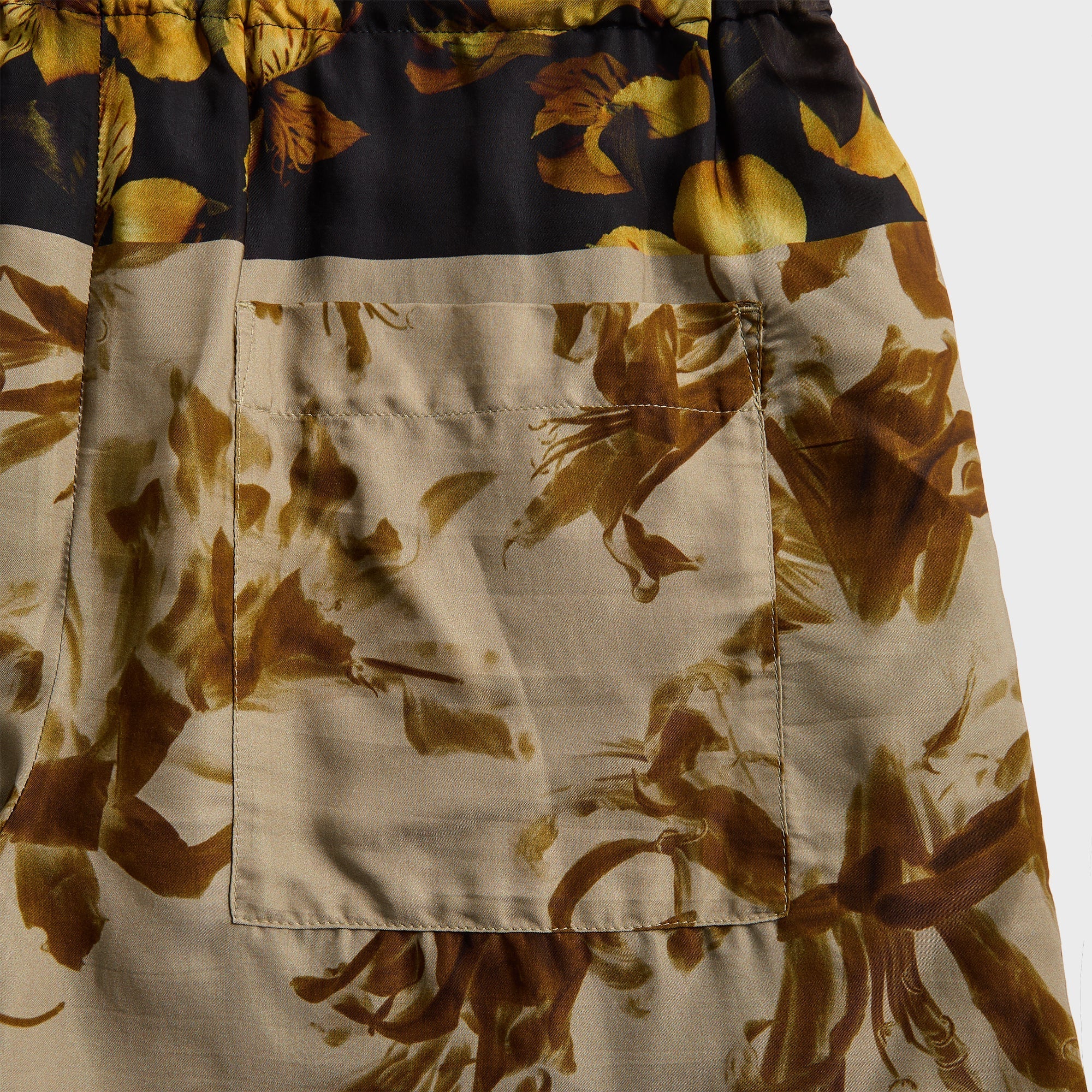 Dries Van Noten Nerine Flower Border Print Viscose Short
