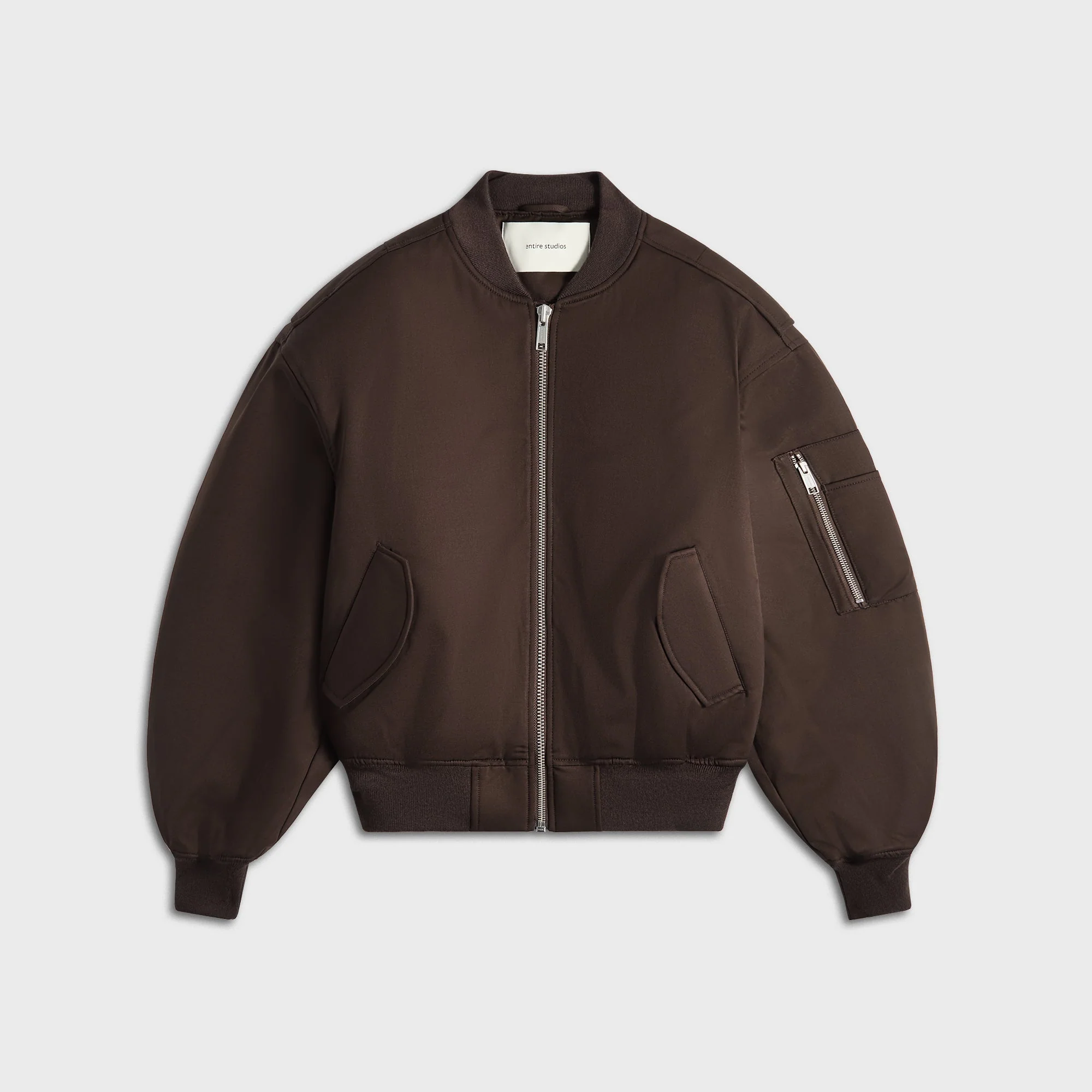 Entire Studios Cropped Broad Bomber Suiting