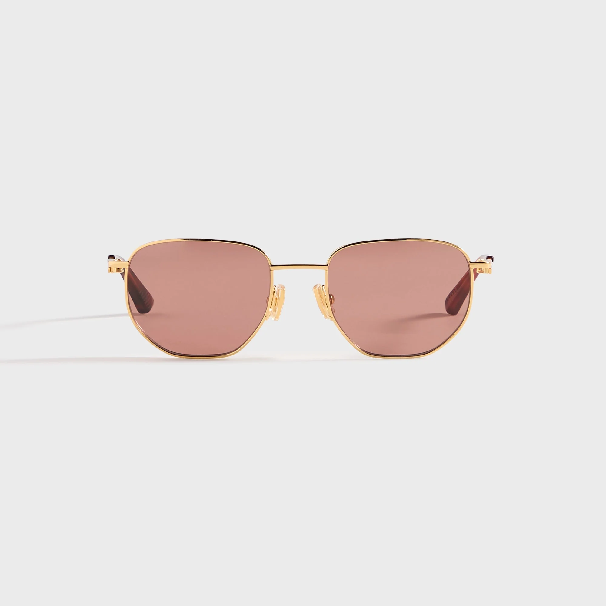 Bottega Veneta Metal Square Sunglasses